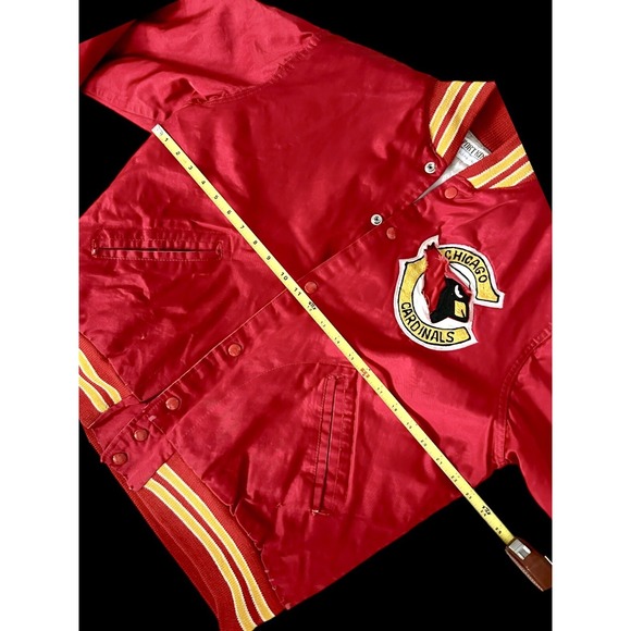 1940's Chicago Cardinals True Vintage Varsity Jacket Sz 44 - Picture 15 of 16